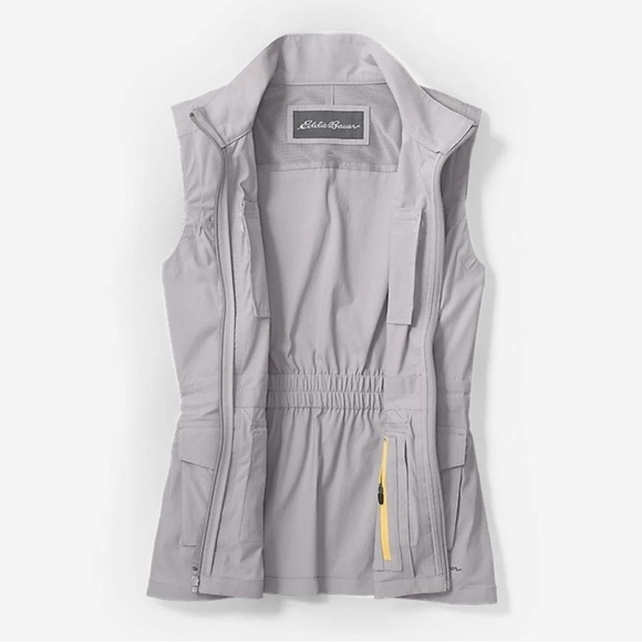 Eddie Bauer Beige Utility Vest - Picture 6 of 12